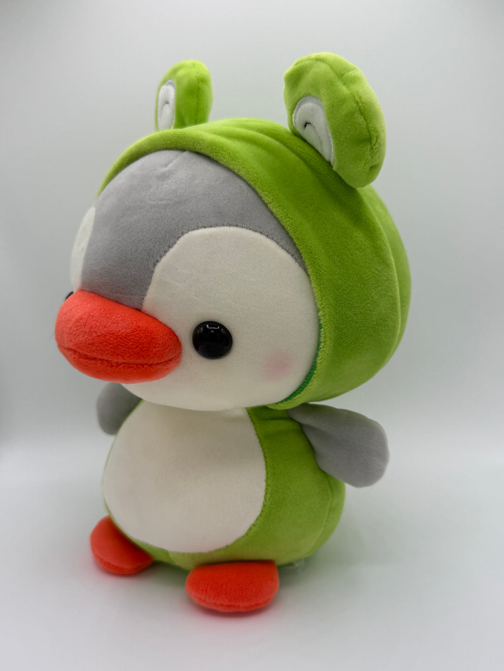 Penguin Plushy dressed as frog