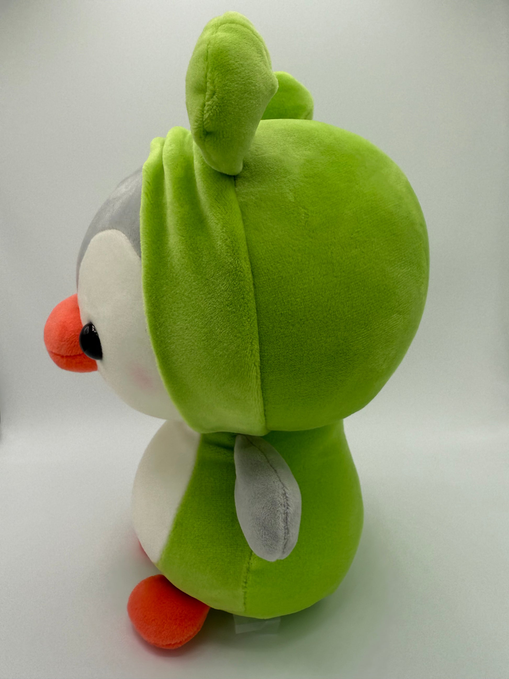 Penguin Plushy dressed as frog