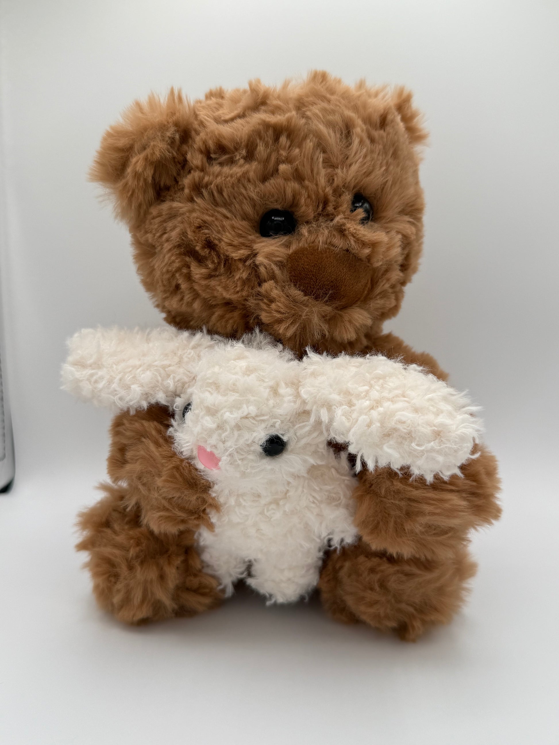 Bear with Bunny plushy