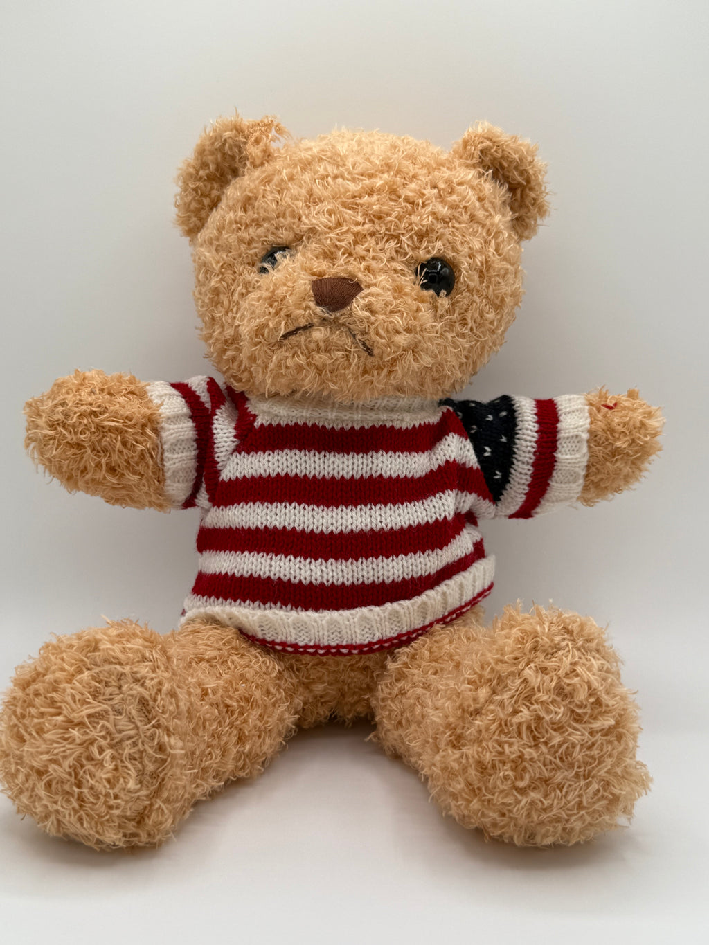Light Brown American Shirt Plushy Bear