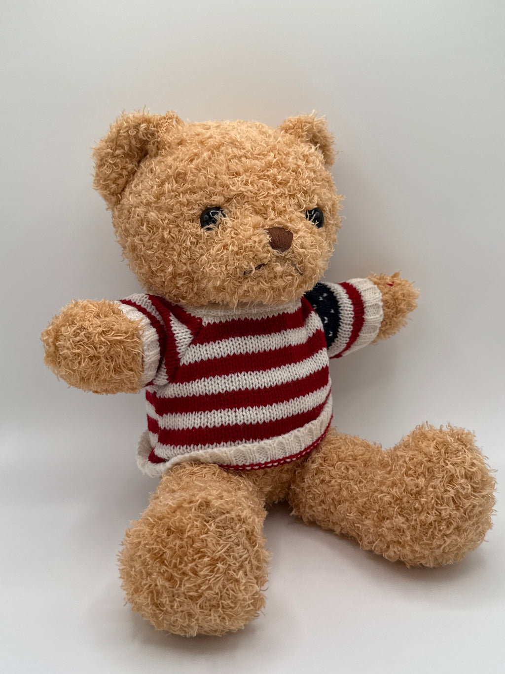 Light Brown American Shirt Plushy Bear