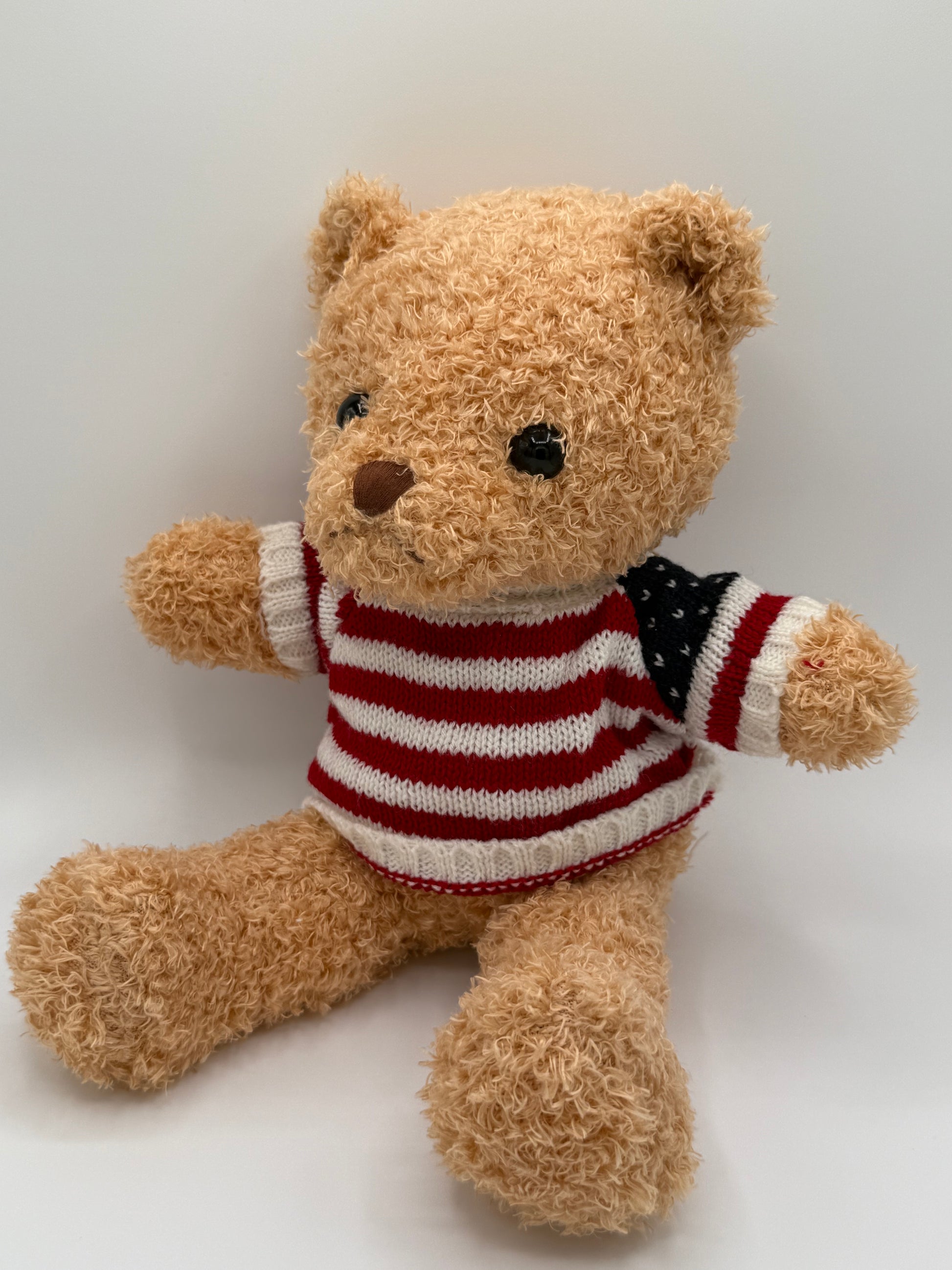 Light Brown American Shirt Plushy Bear