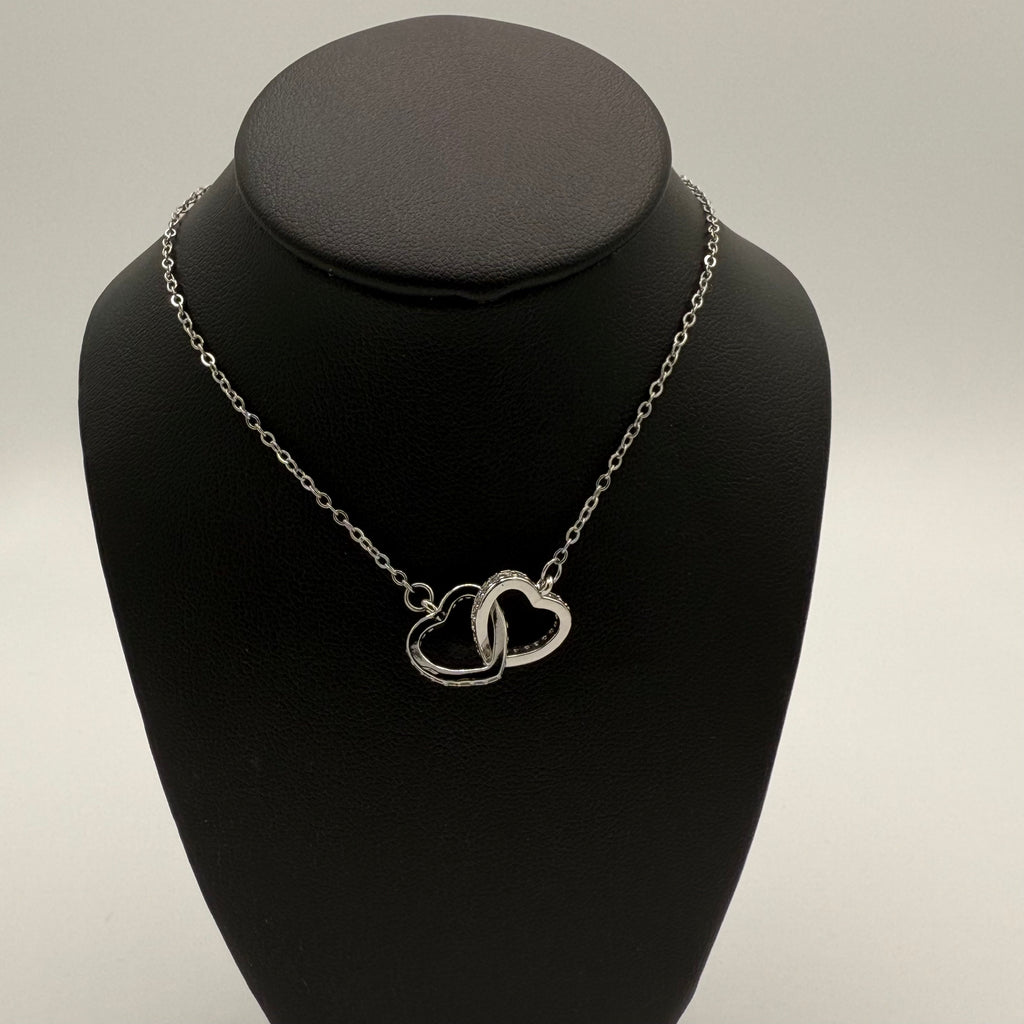 Dual heart necklace