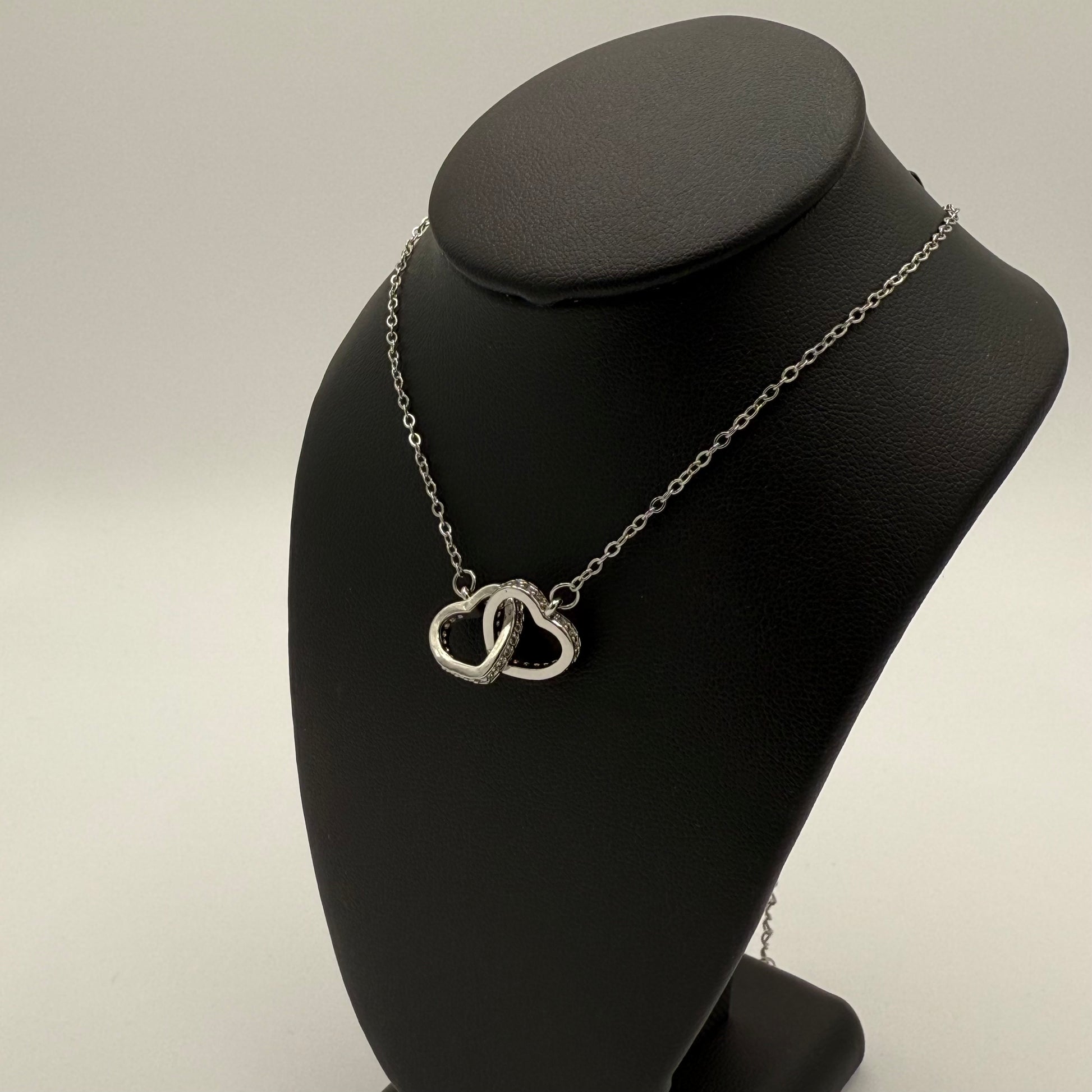 Dual heart necklace