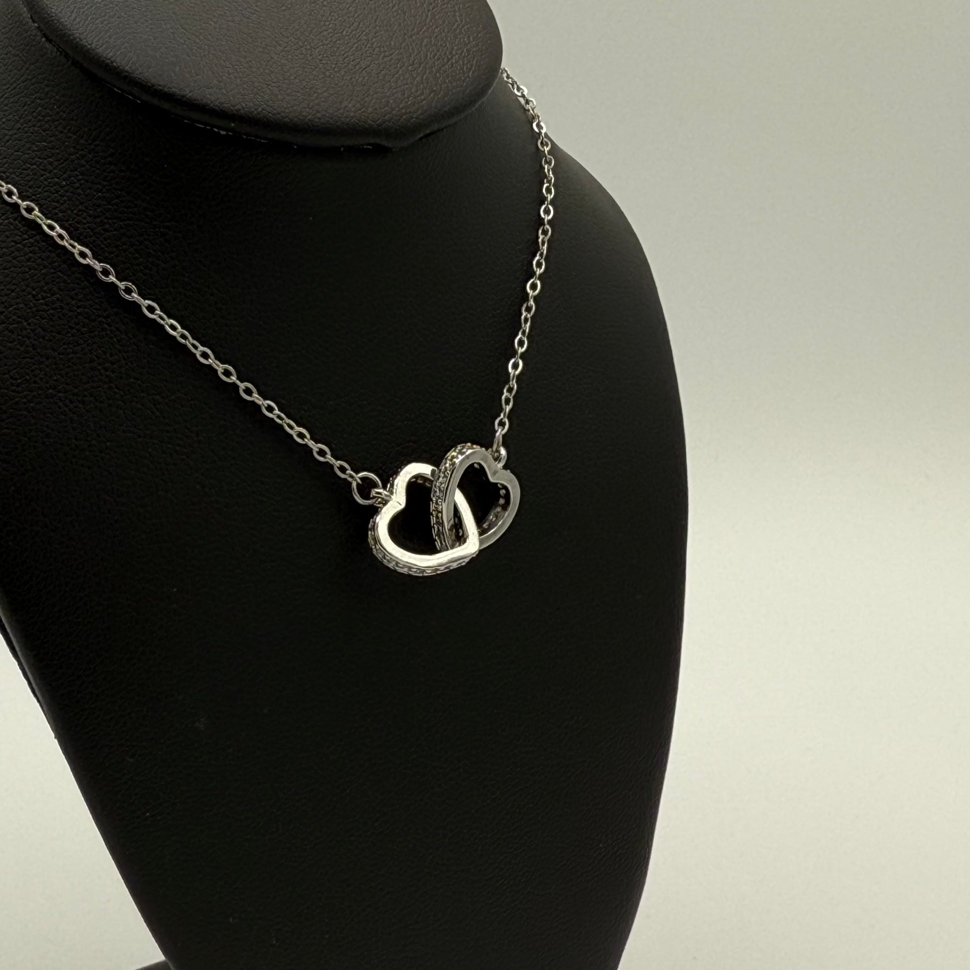 Dual heart necklace