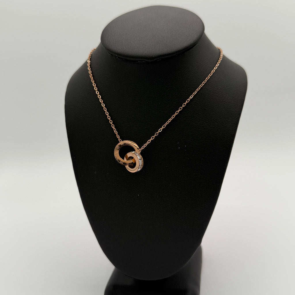 Dual ring necklace