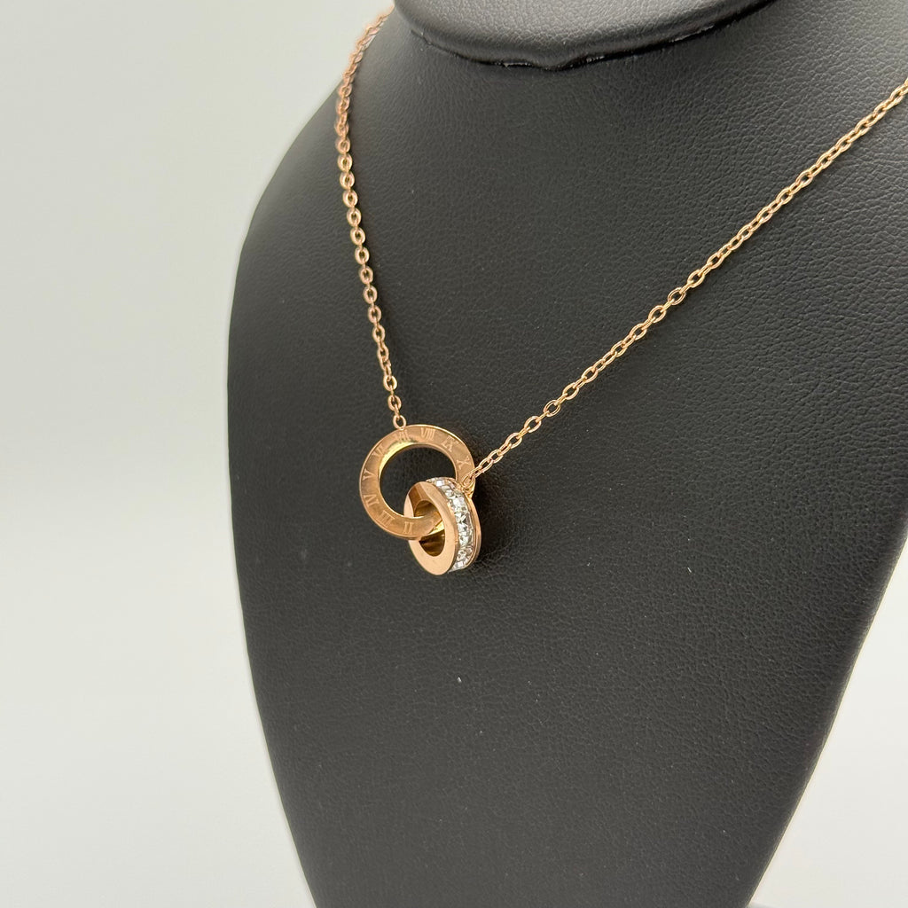 Dual ring necklace