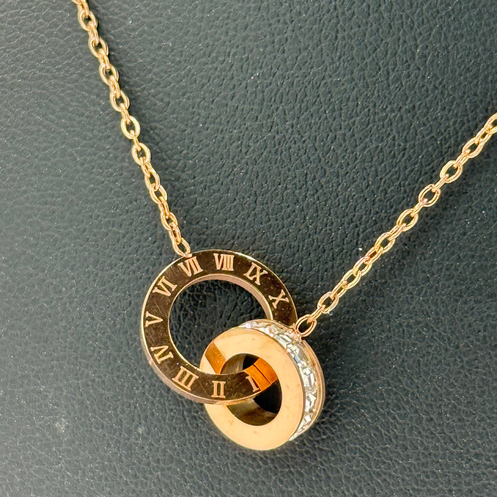 Dual ring necklace