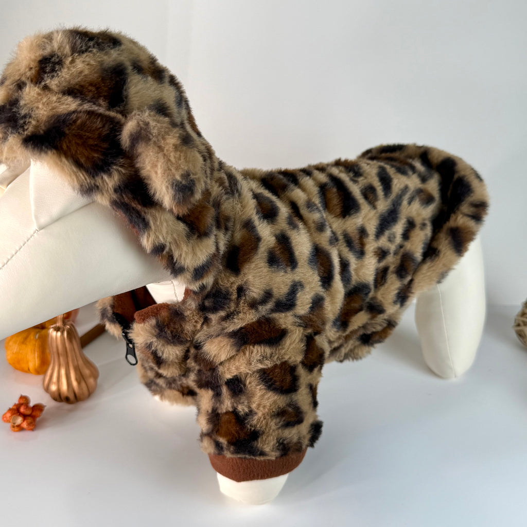 Cheetah dog costume outfit