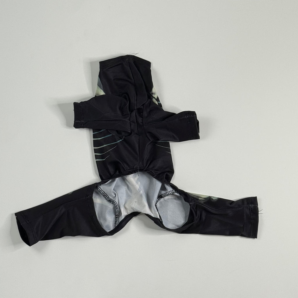 Dog skeleton printed costume