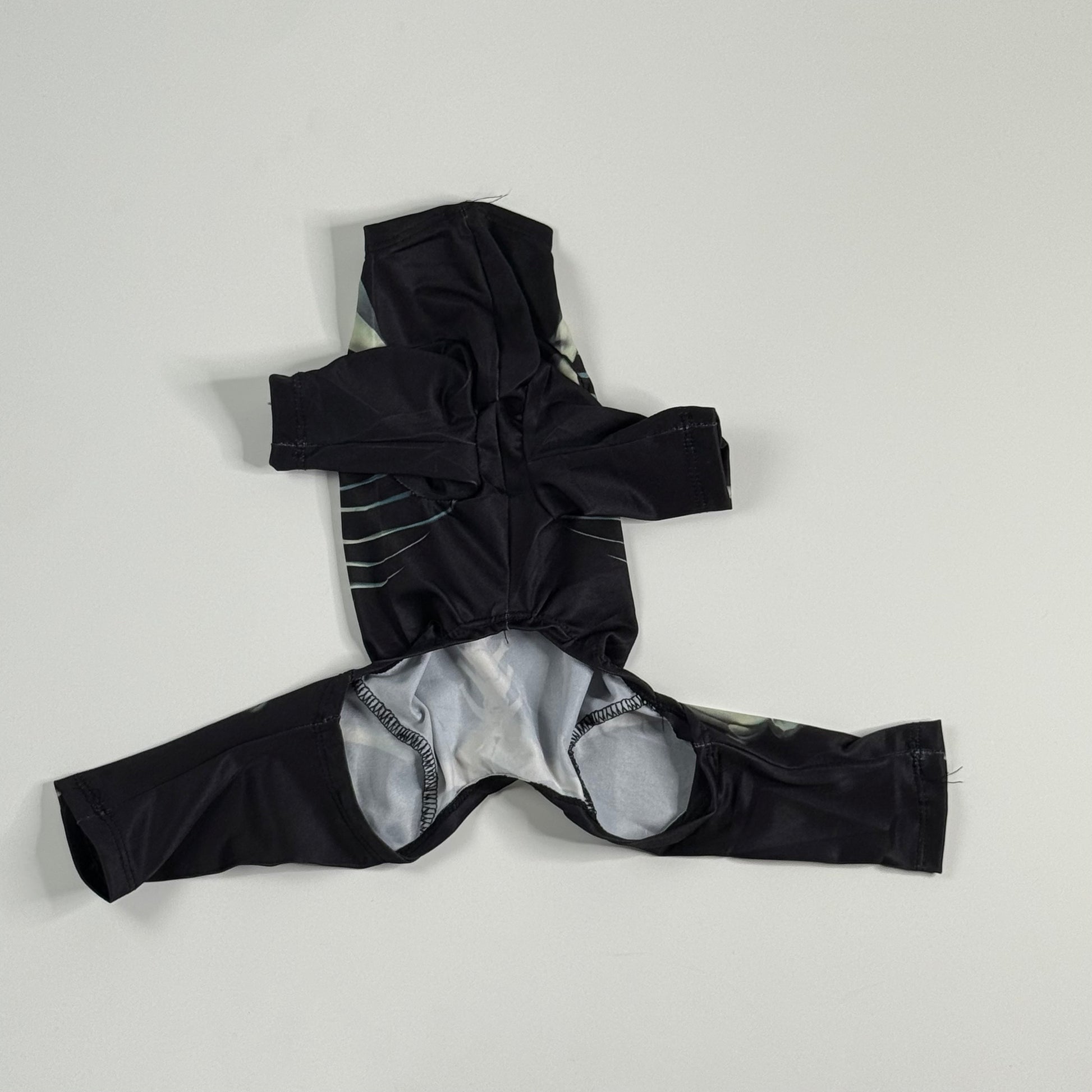 Dog skeleton printed costume