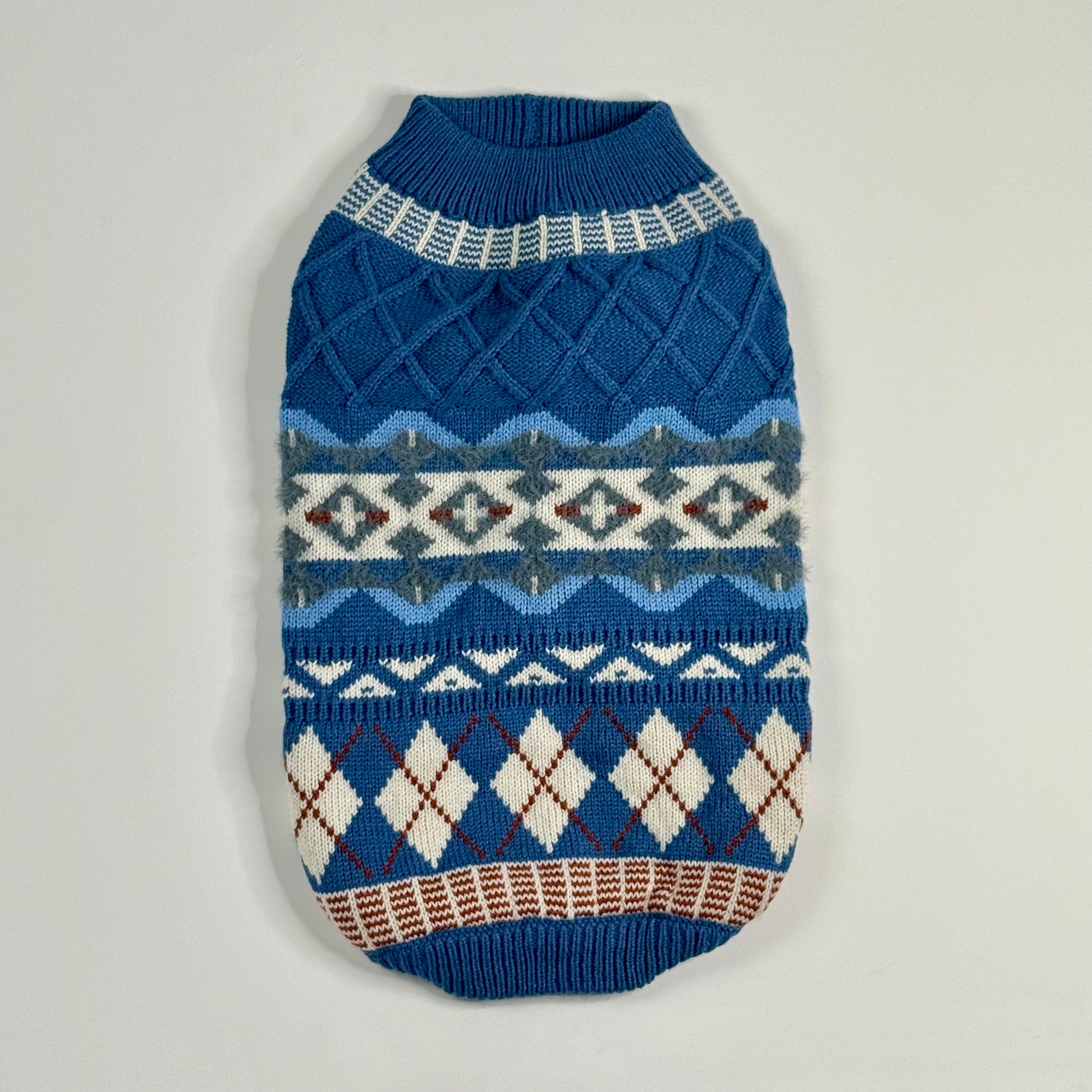 Blue Dog sweater design