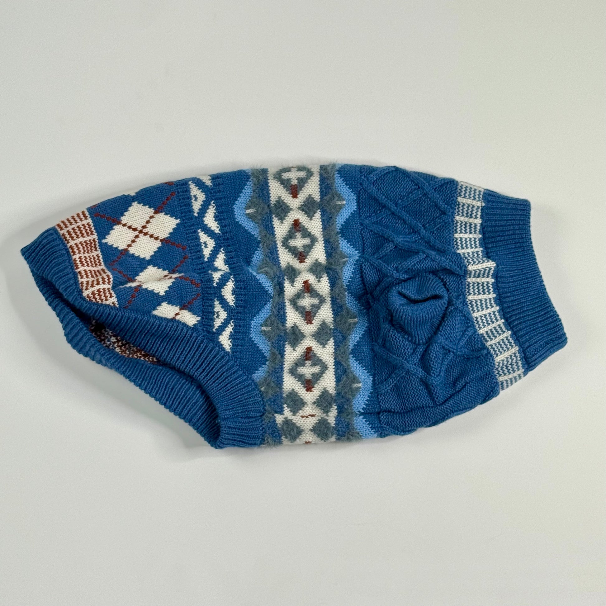 Blue Dog sweater design